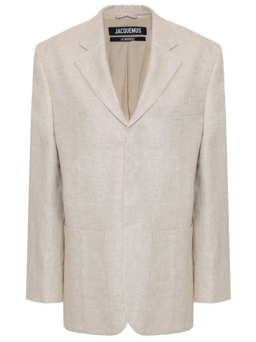 Пиджак из вискозы и льна JACQUEMUS