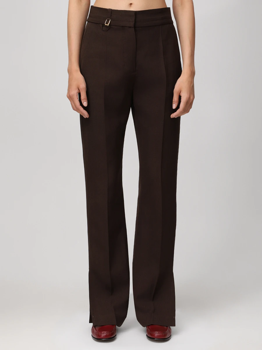 Брюки из вискозы и шелка