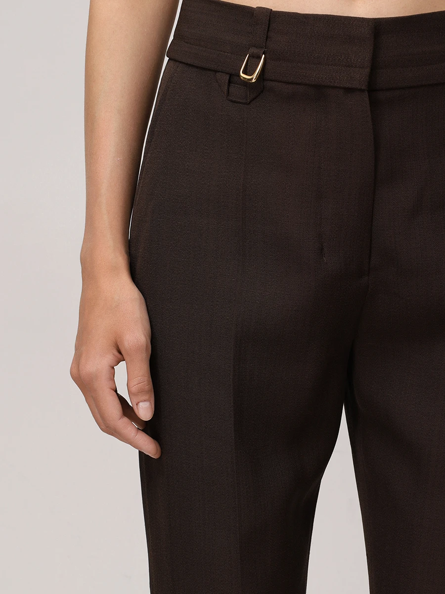 Брюки из вискозы и шелка