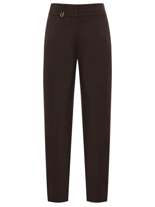 Брюки из вискозы и шелка JACQUEMUS