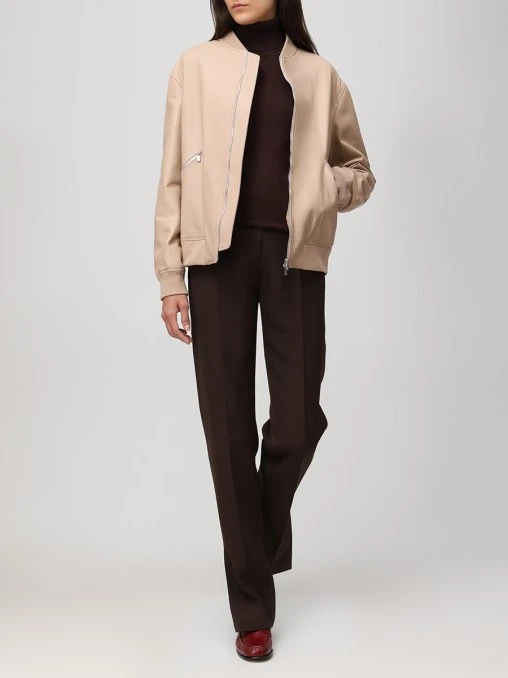 Брюки из вискозы и шелка JACQUEMUS