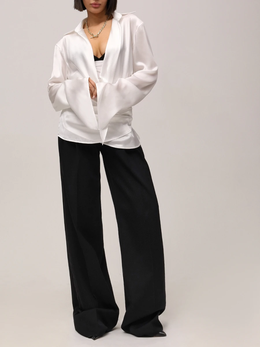 Блуза шелковая