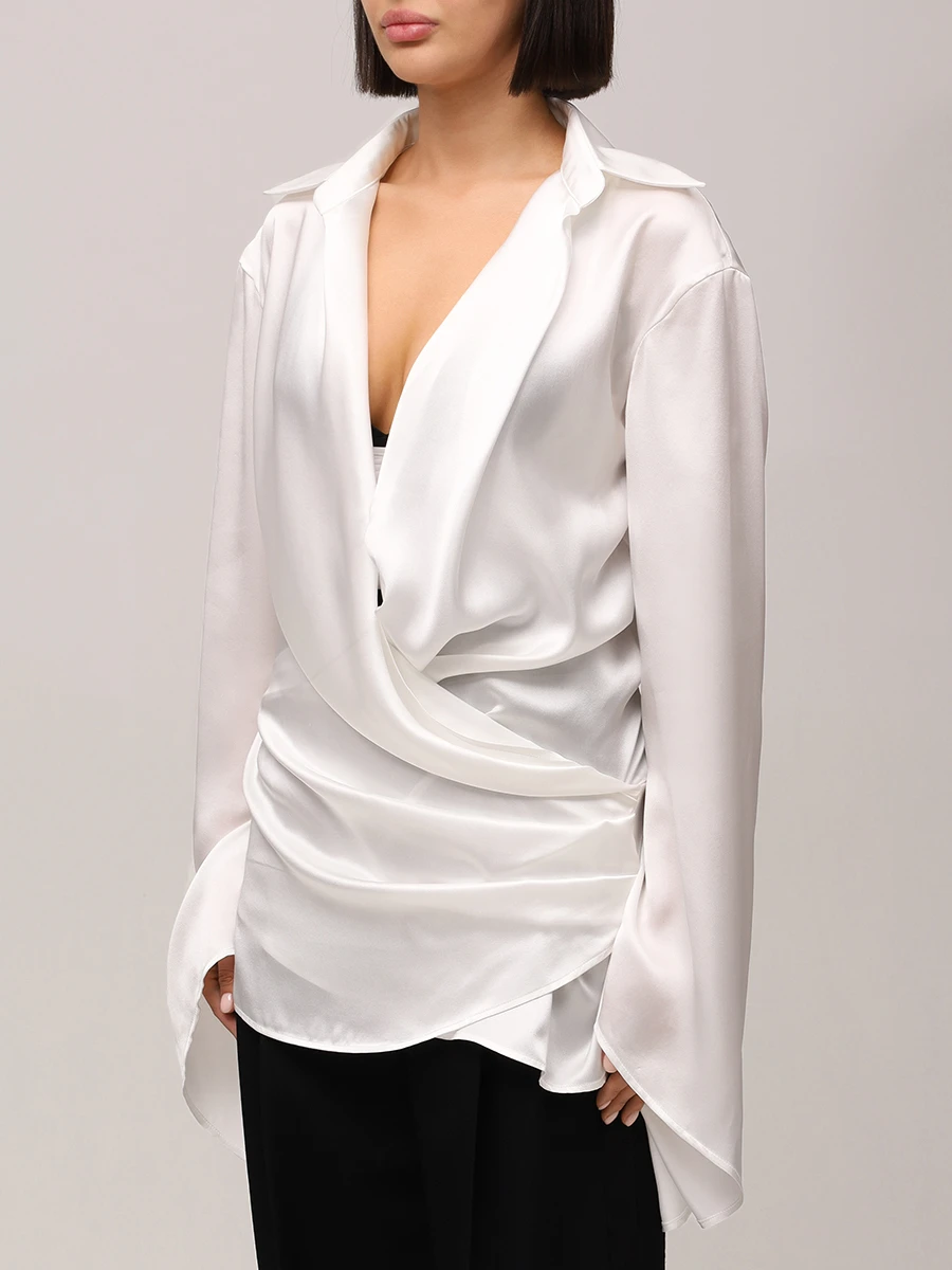 Блуза шелковая