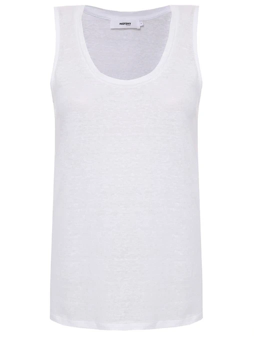 Майка льняная NOT SHY