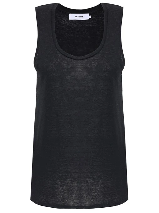 Майка льняная NOT SHY