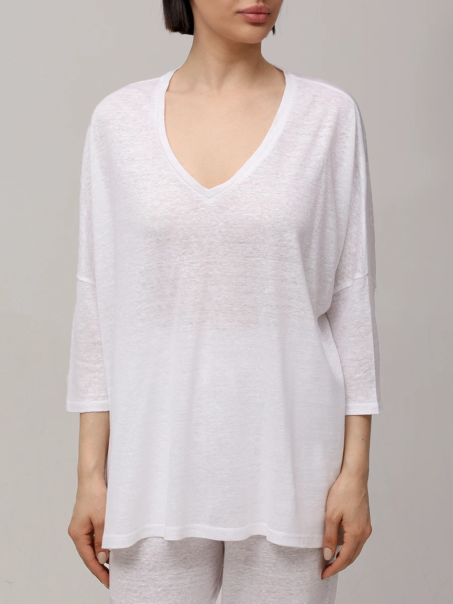 Лонгслив льняной