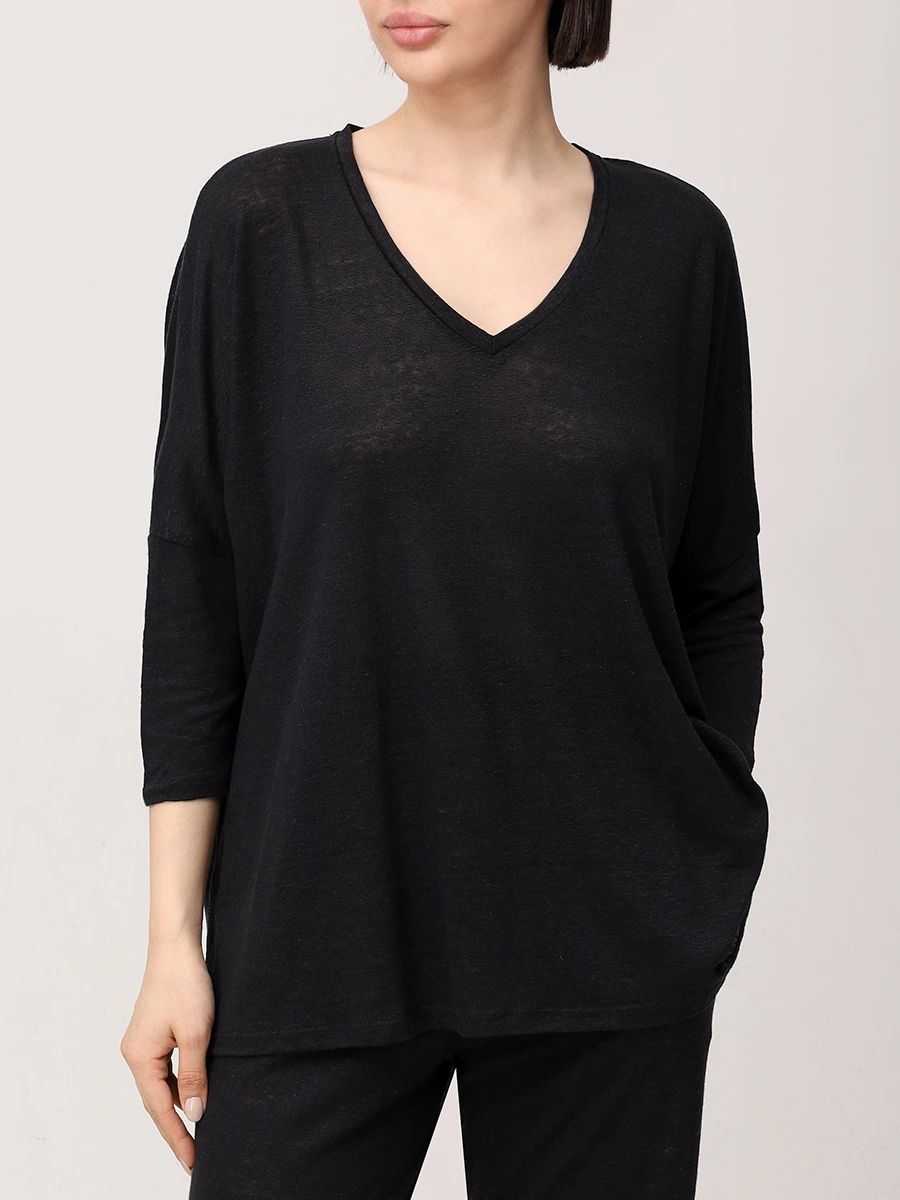 Лонгслив льняной