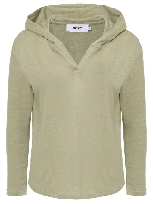 Лонгслив льняной NOT SHY