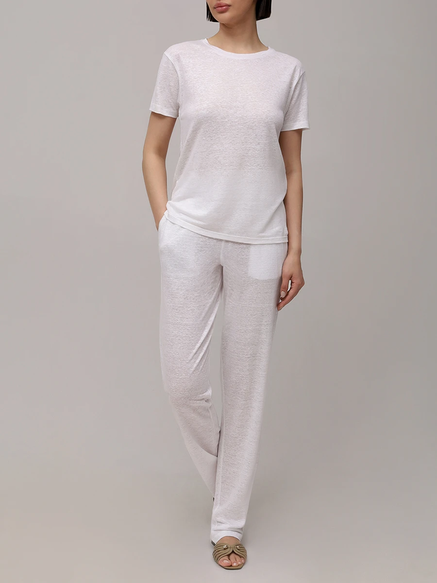 Брюки льняные