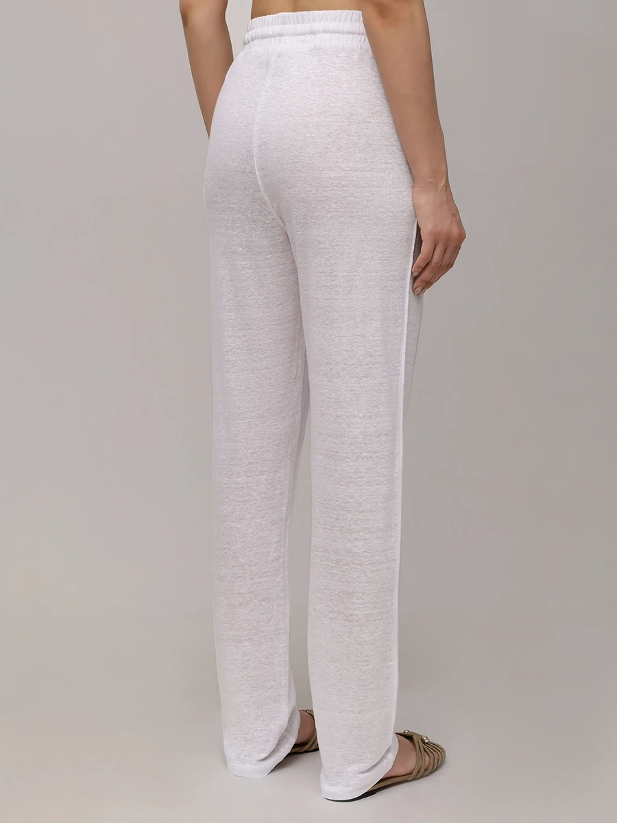 Брюки льняные