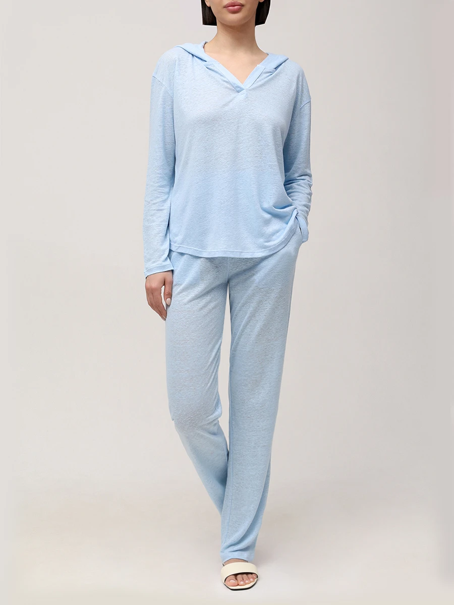 Брюки льняные