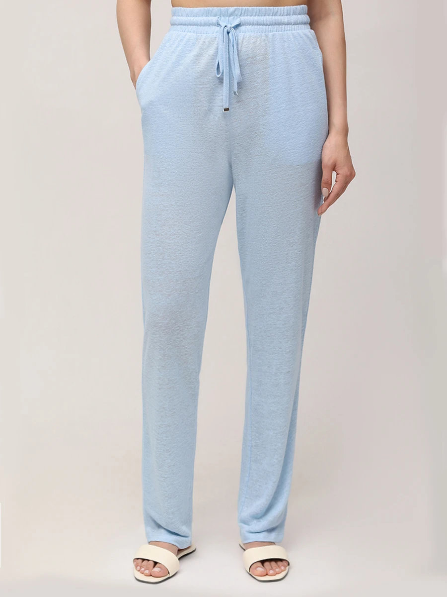 Брюки льняные