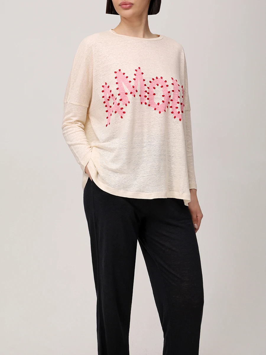 Лонгслив льняной