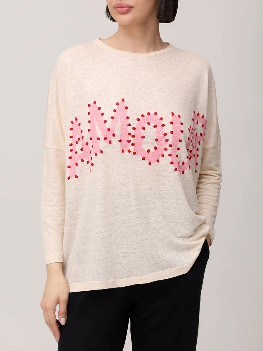 Лонгслив льняной