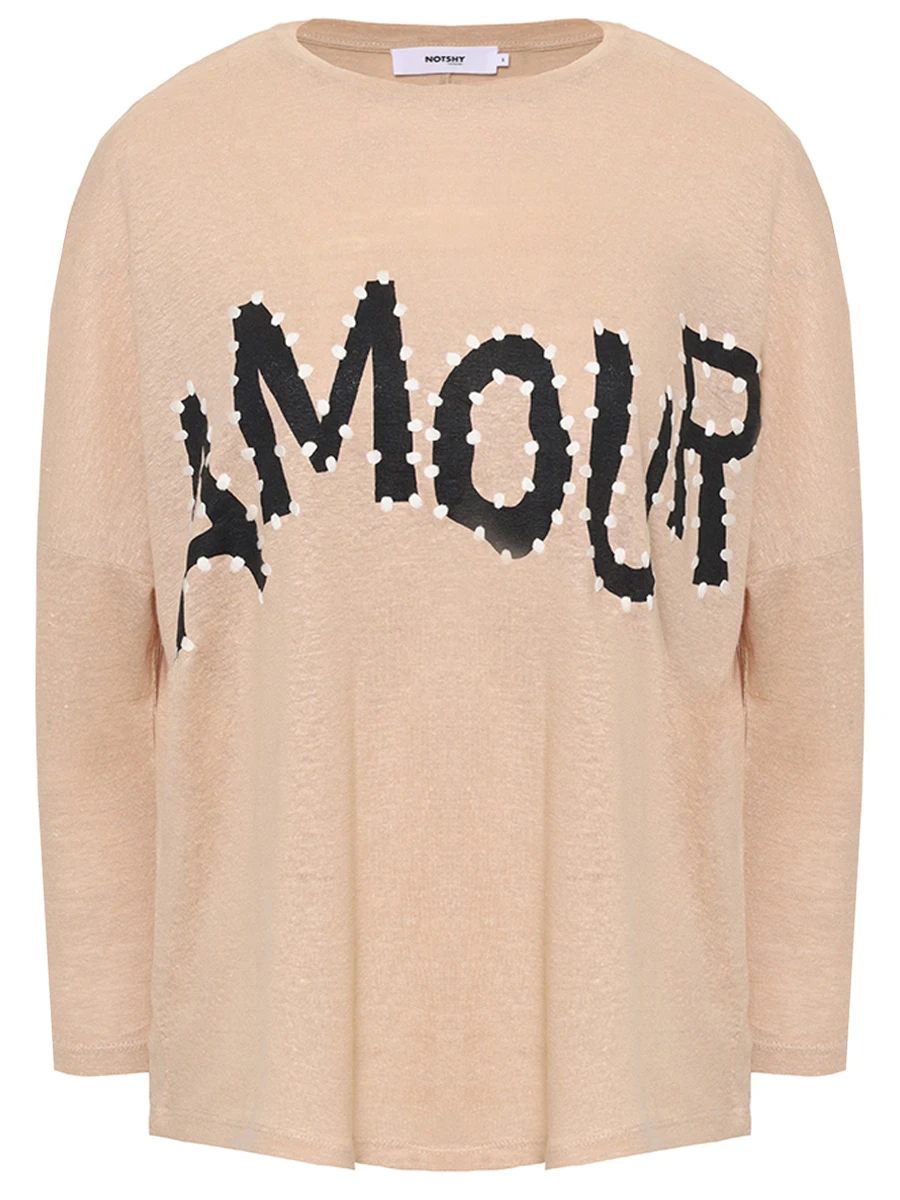 Лонгслив льняной