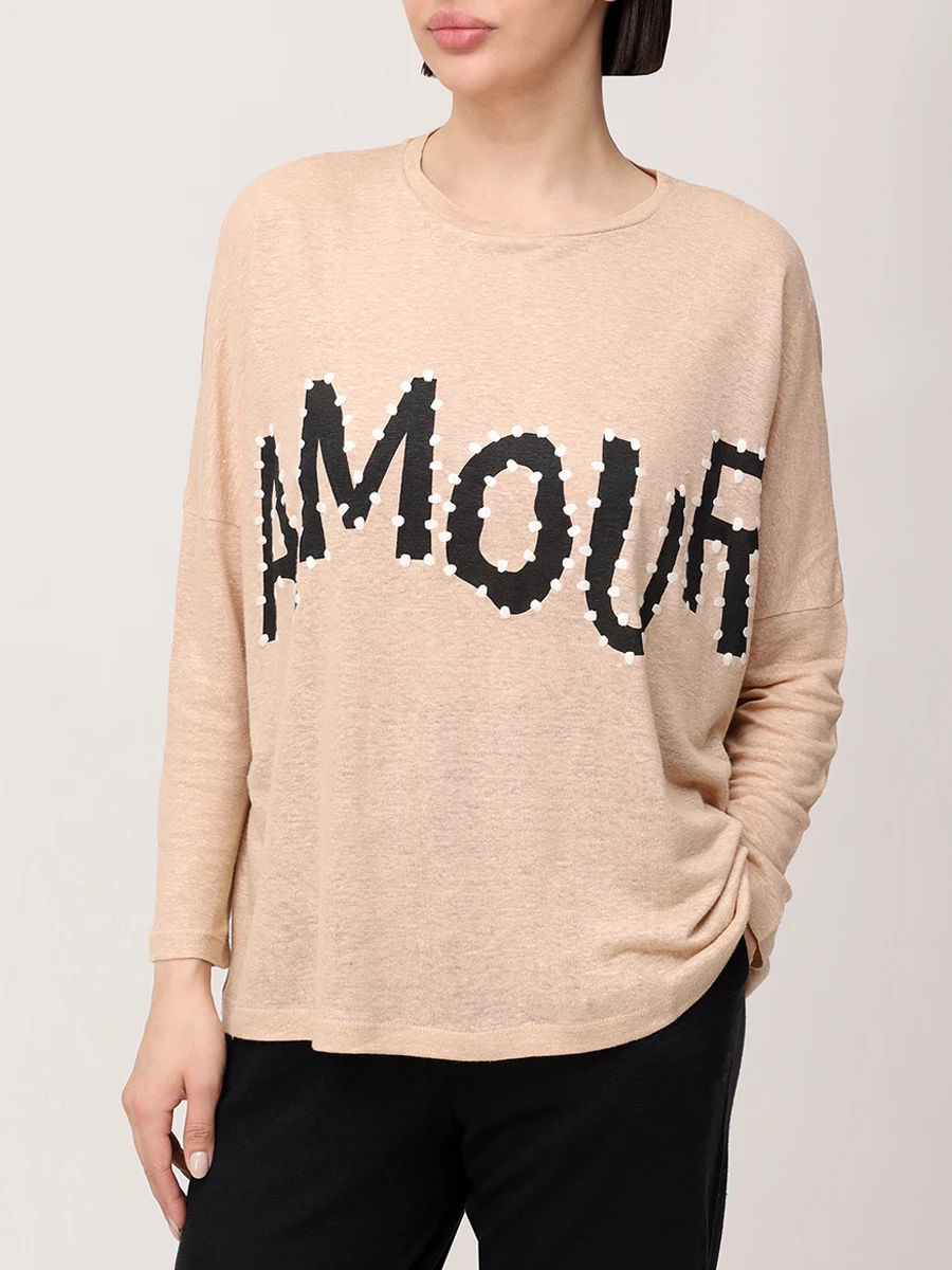 Лонгслив льняной