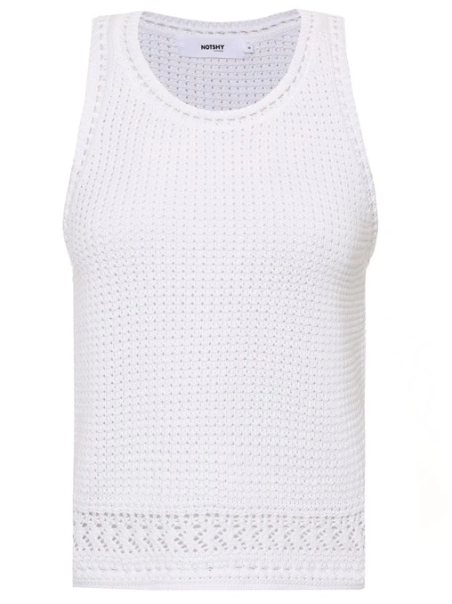 Топ хлопковый NOT SHY