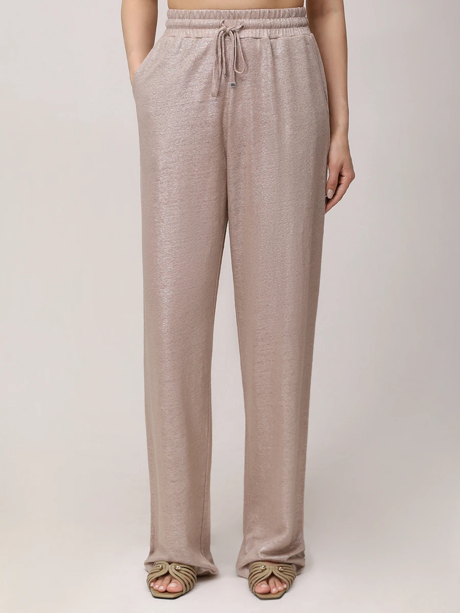 Брюки льняные