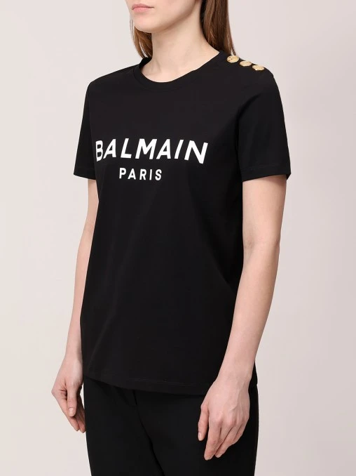 Футболка хлопковая BALMAIN