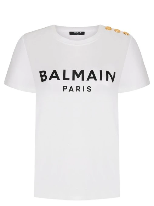 Футболка хлопковая BALMAIN