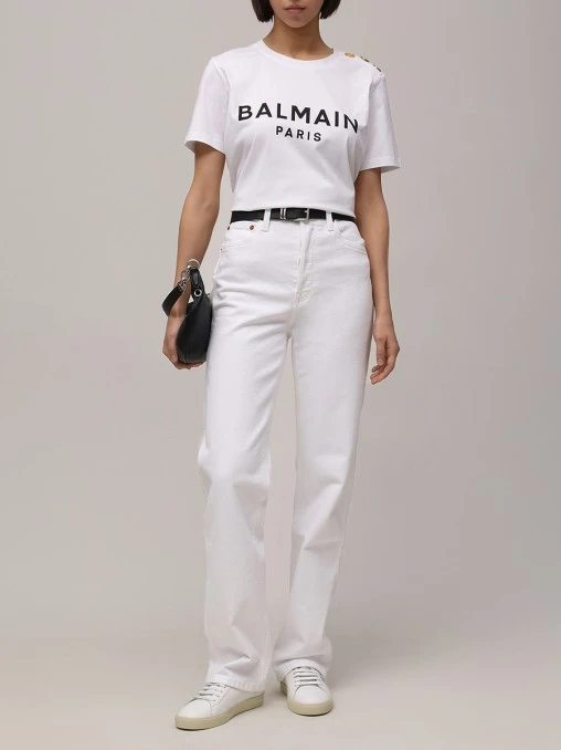 Футболка хлопковая BALMAIN