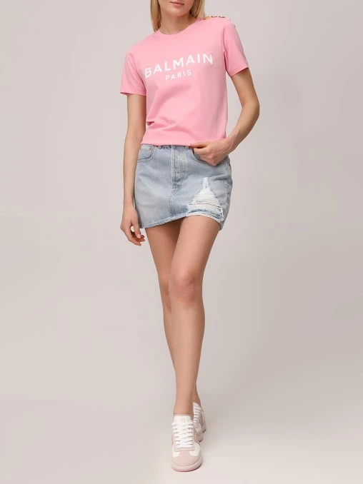 Футболка хлопковая BALMAIN