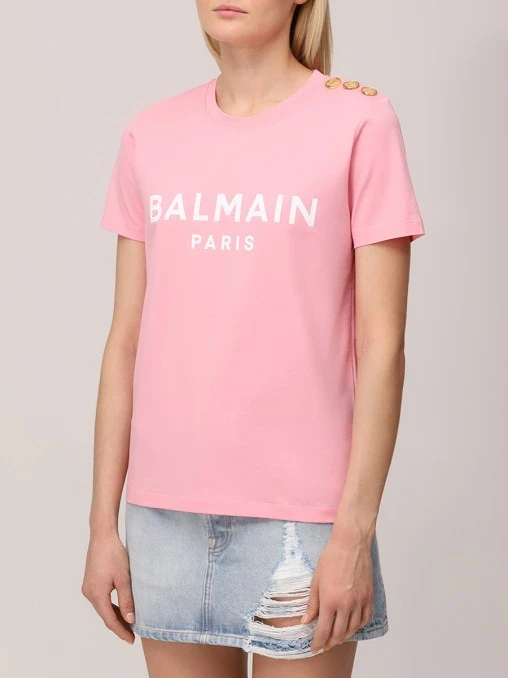 Футболка хлопковая BALMAIN