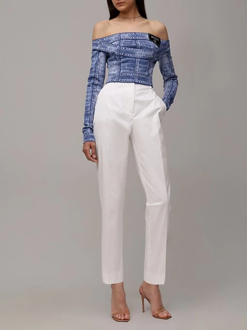 Топ из вискозы BALMAIN