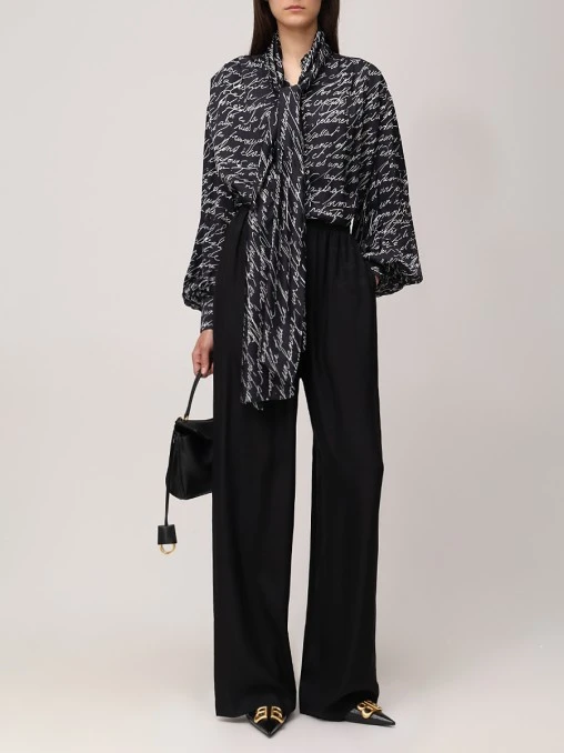 Блуза из вискозы BALMAIN