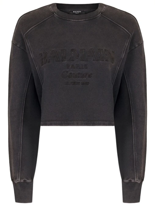Толстовка хлопковая BALMAIN