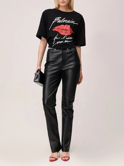 Футболка хлопковая BALMAIN