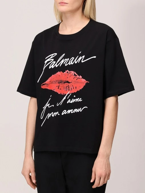 Футболка хлопковая BALMAIN