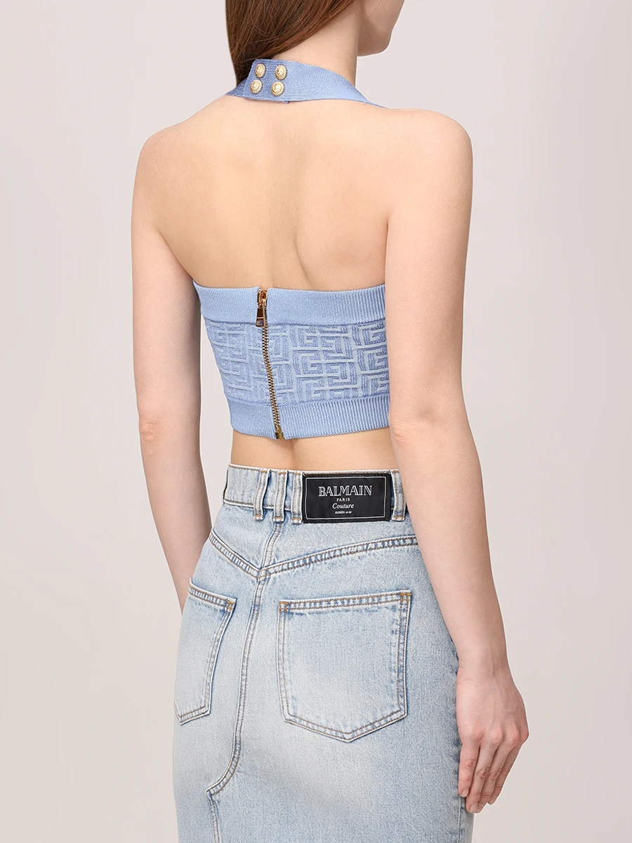 Кроп-топ из вискозы