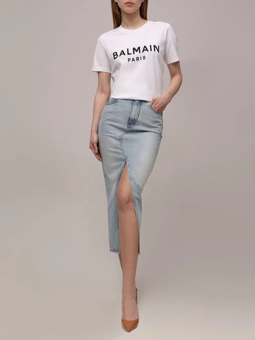 Юбка джинсовая BALMAIN