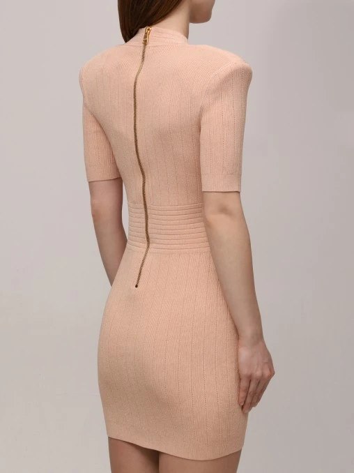 Платье из вискозы BALMAIN