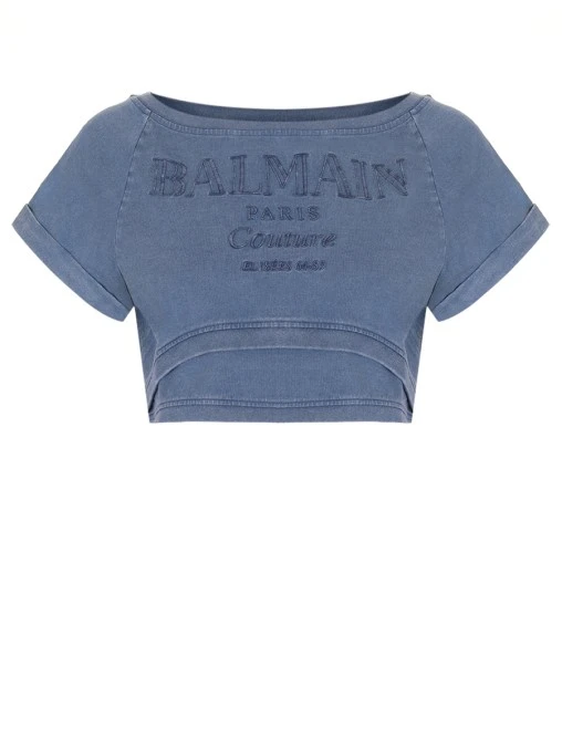 Футболка хлопковая BALMAIN