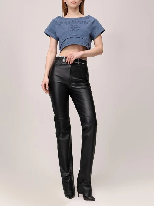 Футболка хлопковая BALMAIN