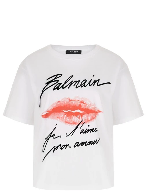 Футболка хлопковая BALMAIN