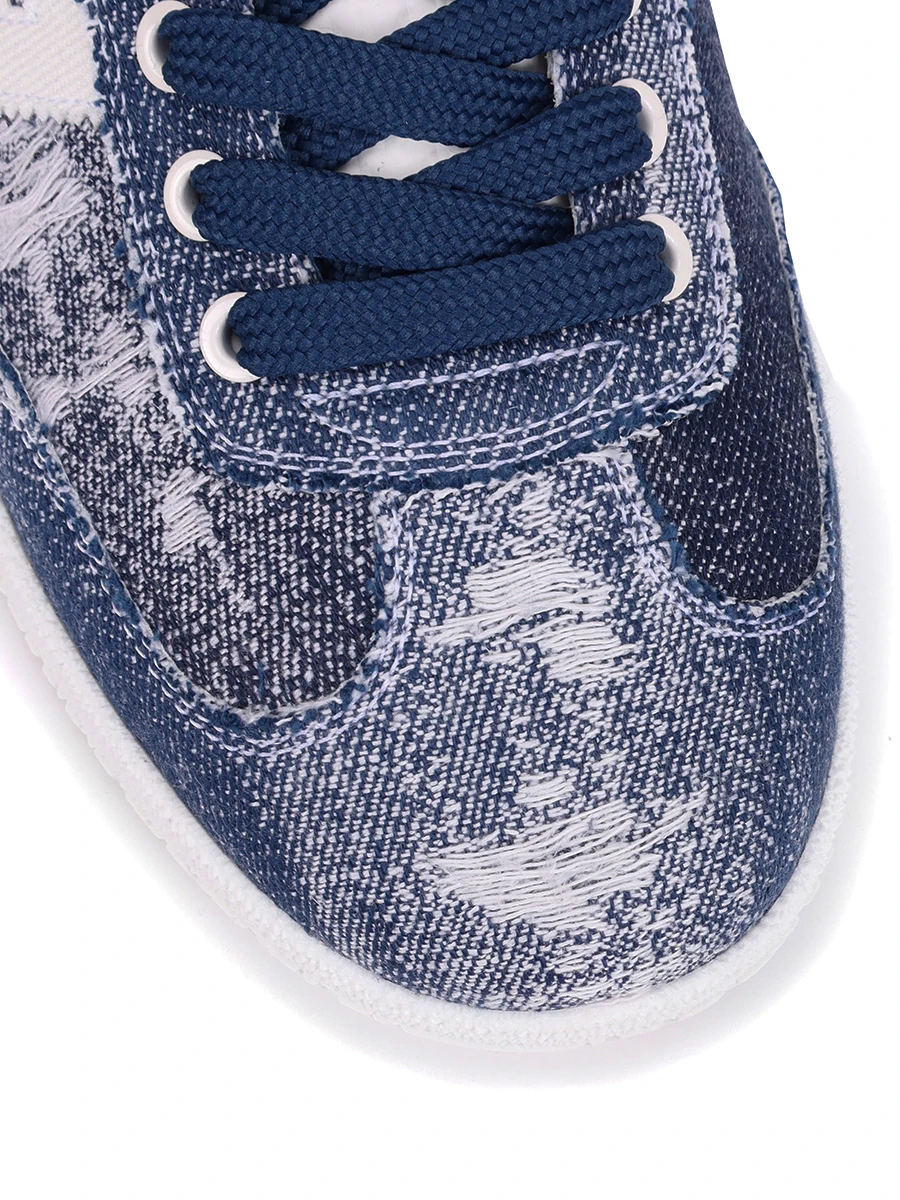 Кеды текстильные