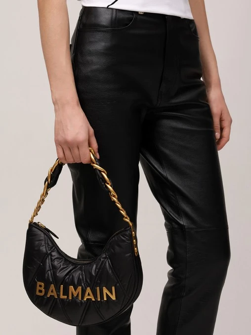 Сумка текстильная Soft Moon BALMAIN