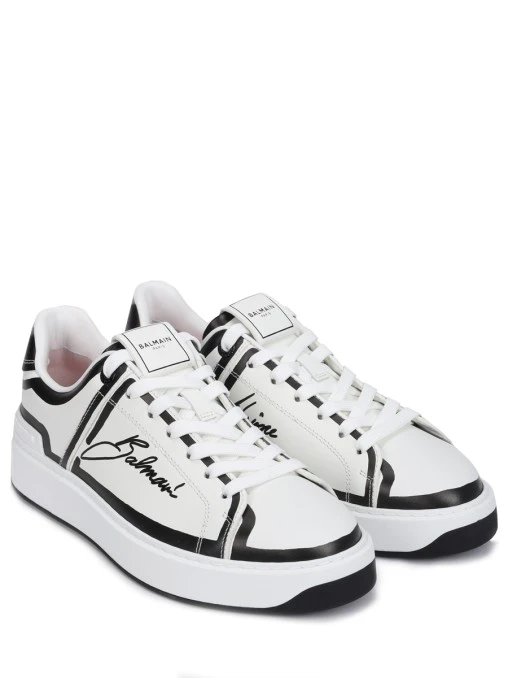 Кеды кожаные BALMAIN