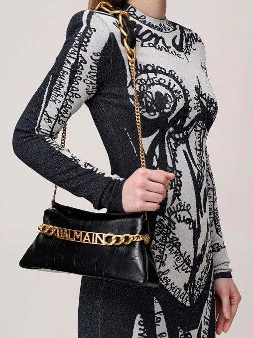 Клатч кожаный 1945 BALMAIN