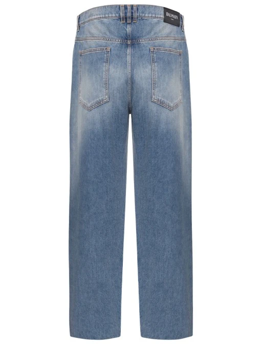 Джинсы Losse Fit хлопковые BALMAIN