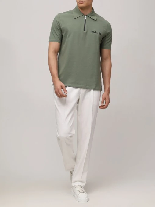 Поло хлопковое BALMAIN