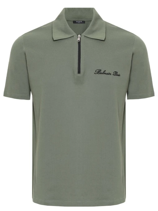 Поло хлопковое BALMAIN