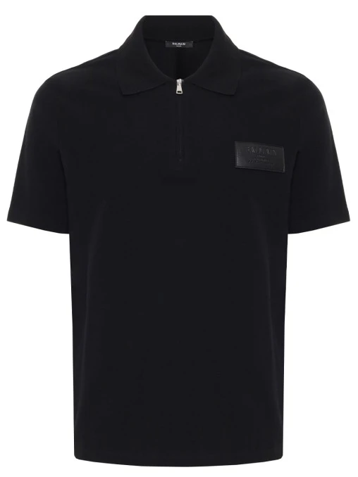 Поло хлопковое BALMAIN