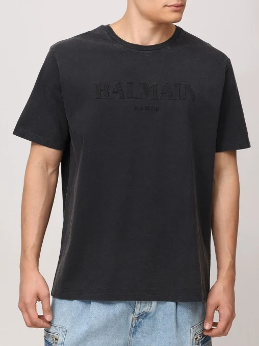 Футболка хлопковая BALMAIN