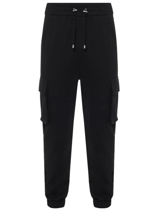 Брюки-карго хлопковые BALMAIN