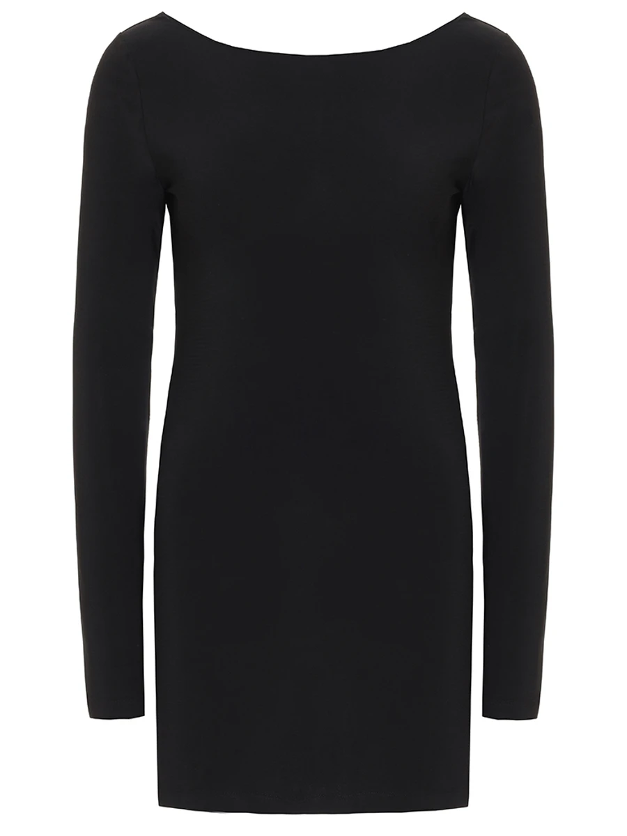 Платье однотонное