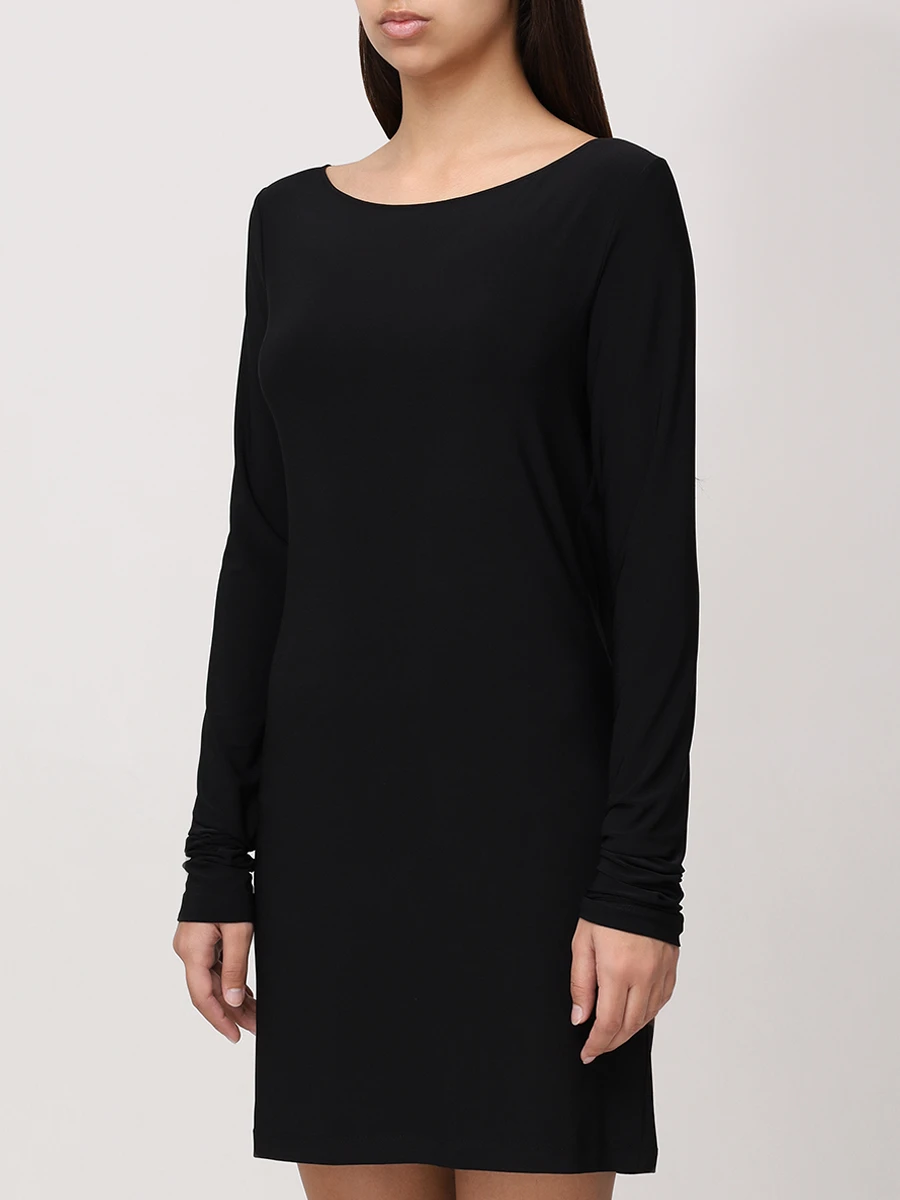 Платье однотонное